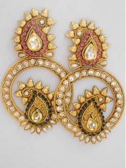 Polki Earrings